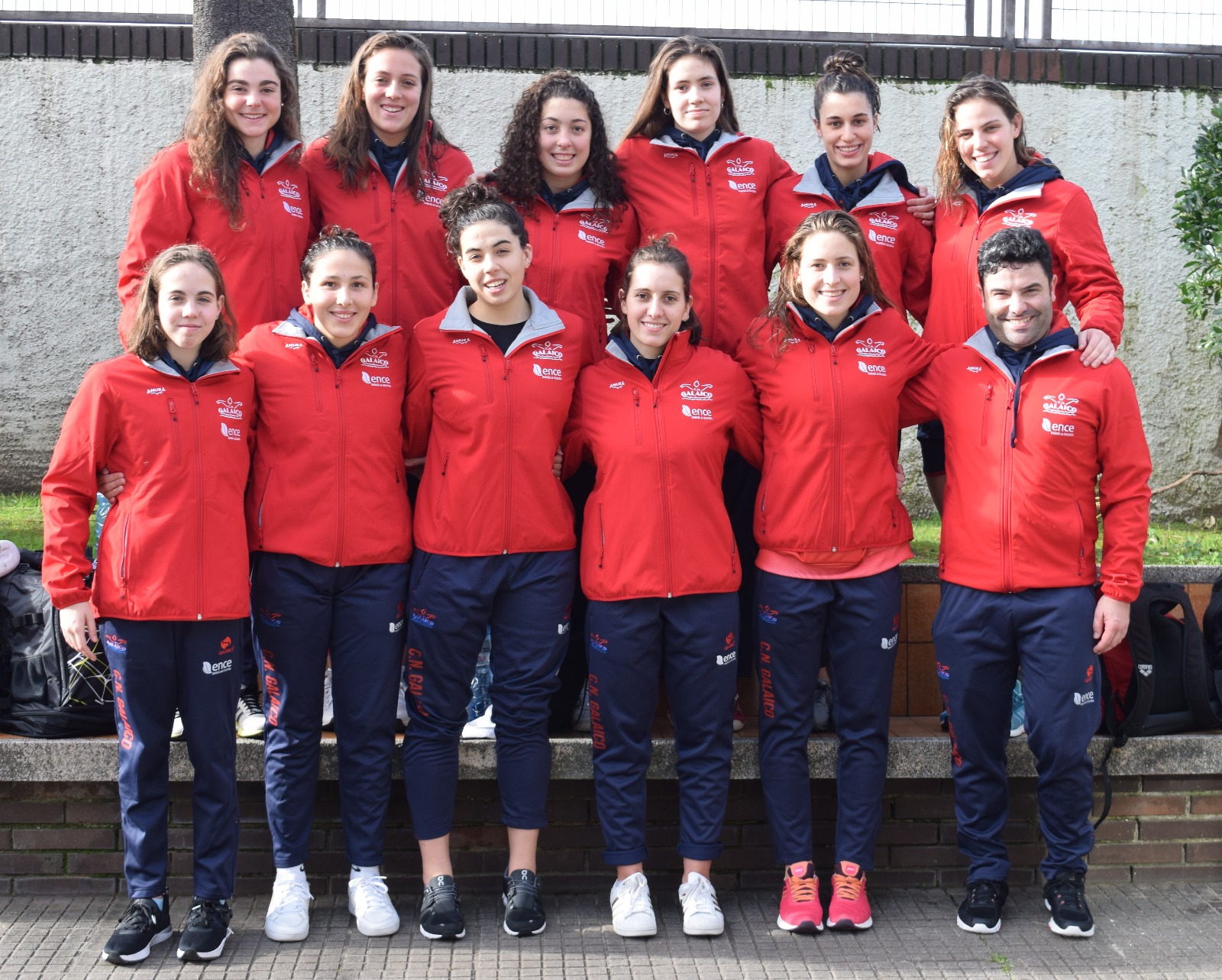 El equipo femenino del CN Galaico, cuarto en la Copa de España