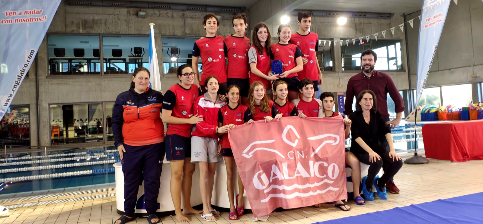 El CN Galaico estará en el Campeonato Gallego Alevín de Verano con 11 nadadores y nadadoras
