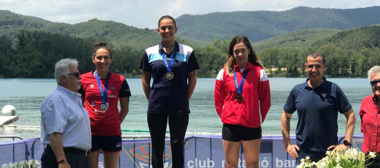 Carla Goyanes se hace con la plata en los 10 km del Campeonato de España de Aguas Abiertas