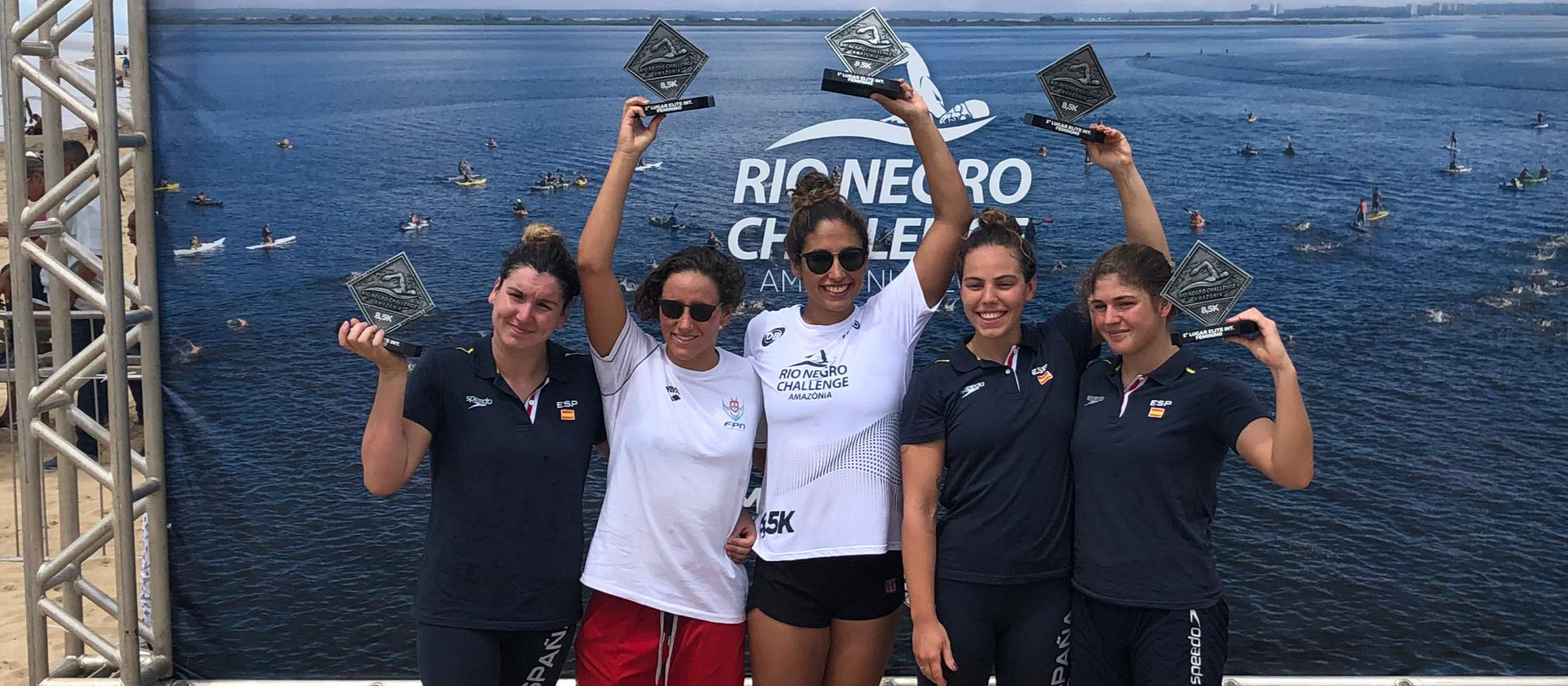 María Vilas, tercera en el Rio Negro Challenge de Brasil entre las mejores nadadoras del mundo