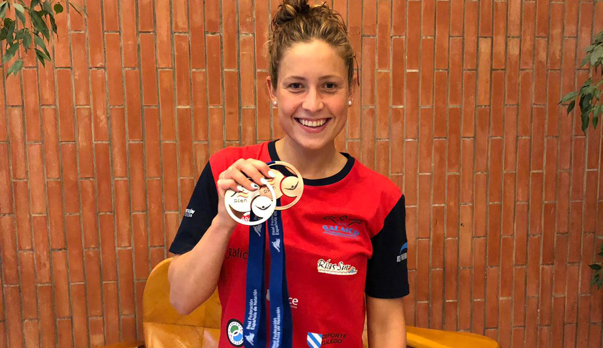 Bea Gómez inicia la carrera olímpica en la Amsterdam Swim Cup 2019, en Holanda
